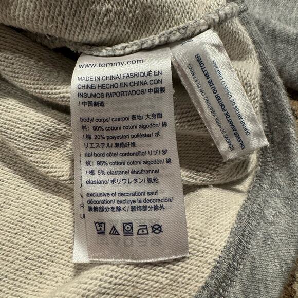 Tommy Hilfiger Sweatshirt Spell Out 90s Streetwear Athleisure Logo Retro Medium - Picture 4 of 6